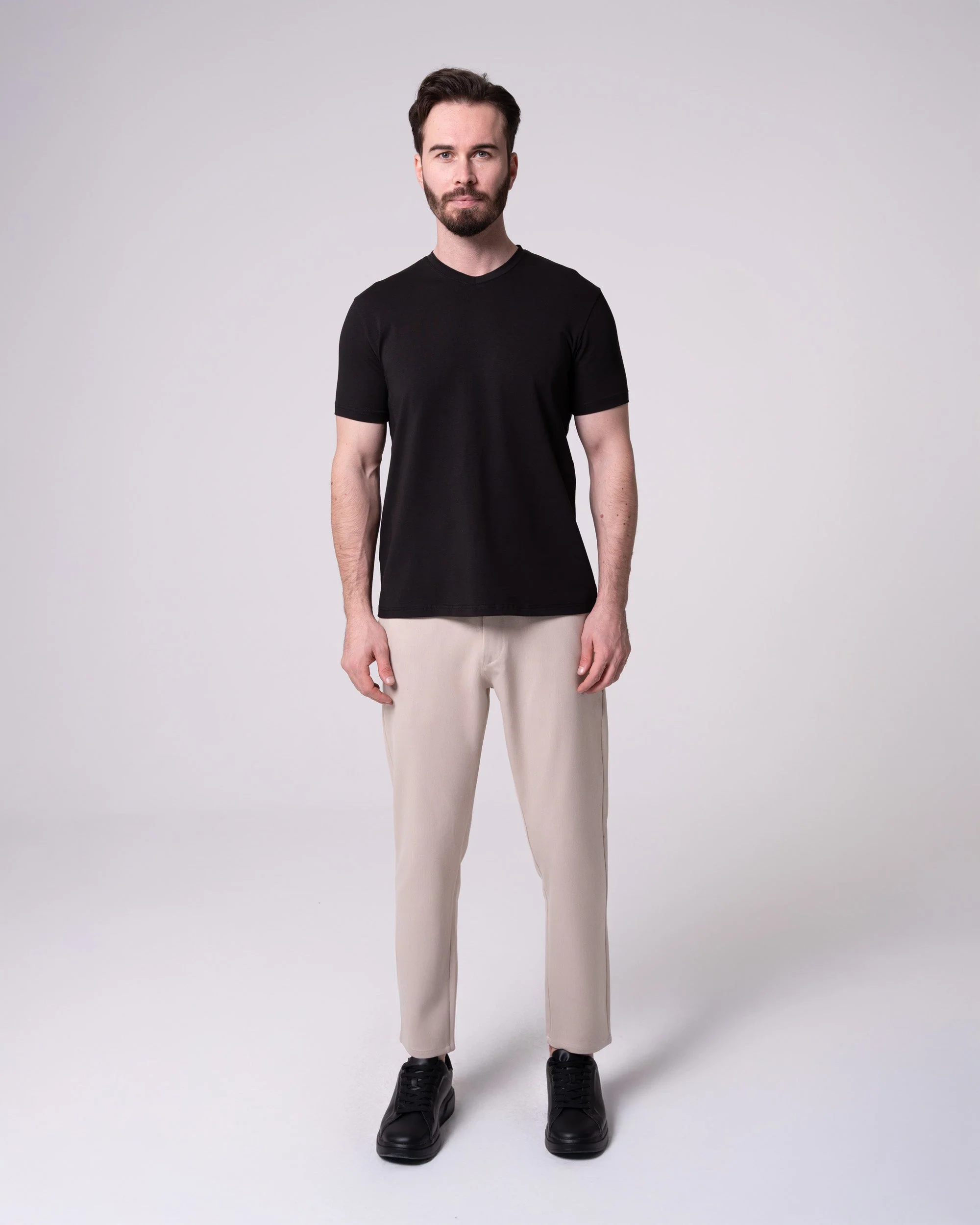 Bej Jogger Pantolon - Image 4