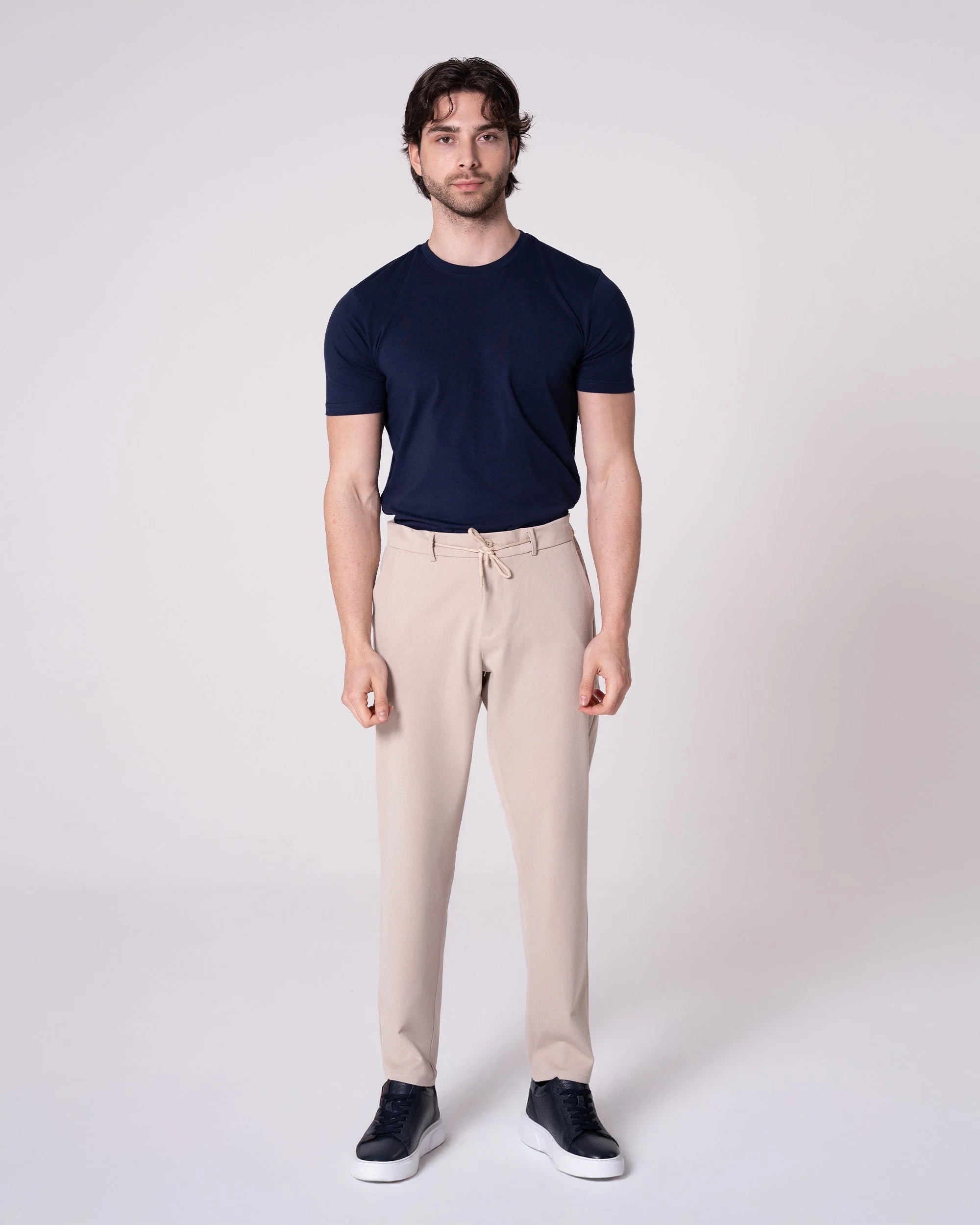 Bej Jogger Pantolon - Image 8