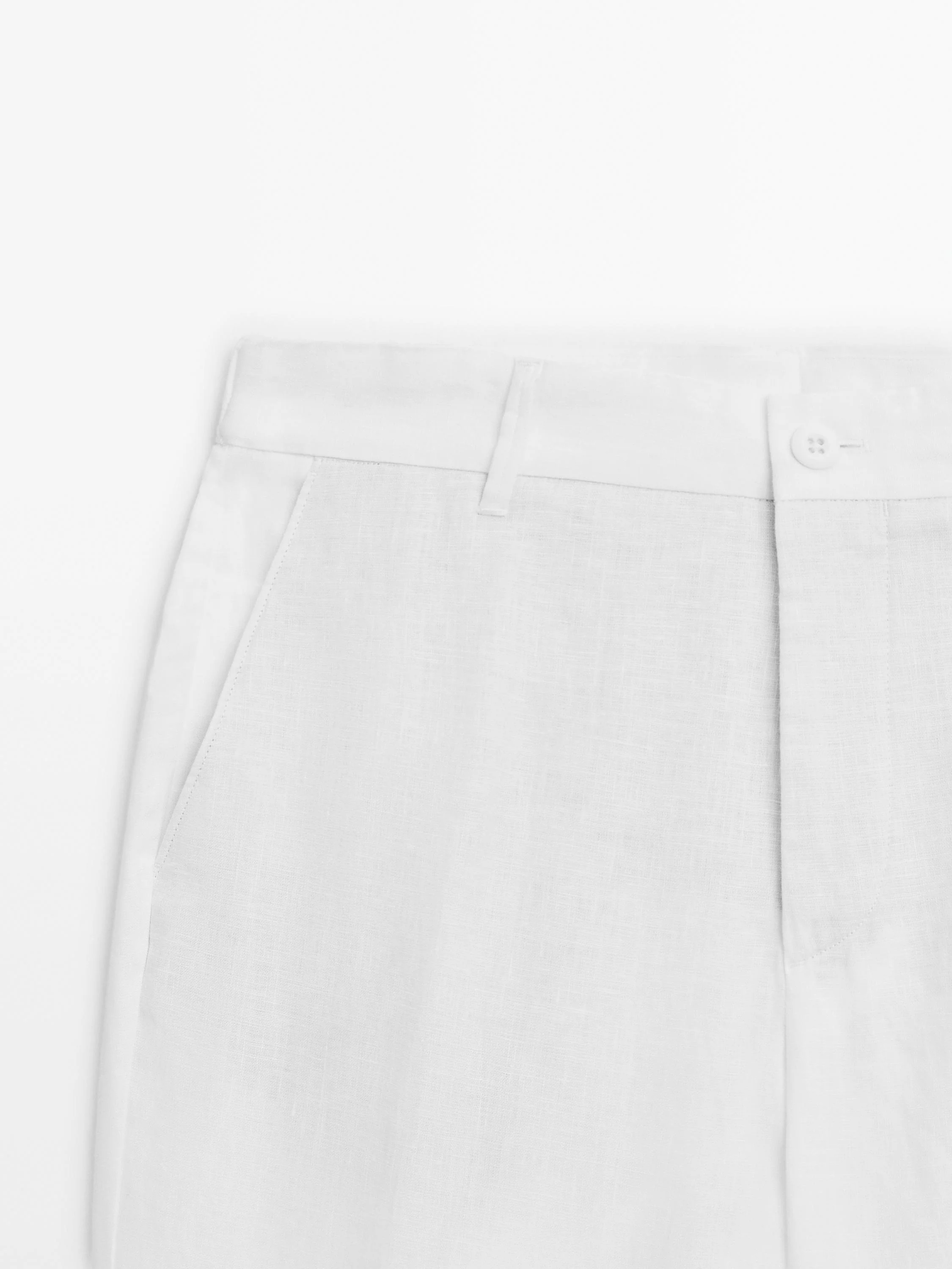 Beyaz Keten Pantolon (Sınırlı Sayıda) - Image 4