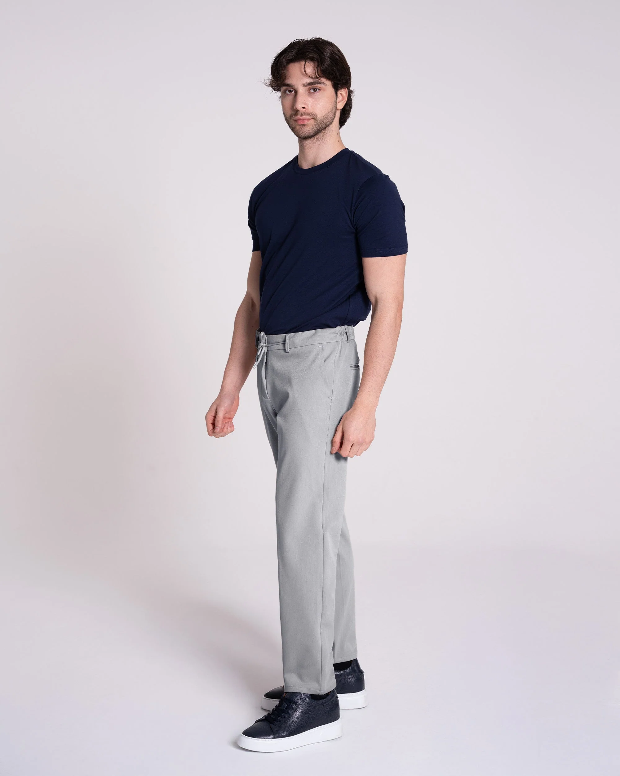 Gri Jogger Pantolon - Image 7