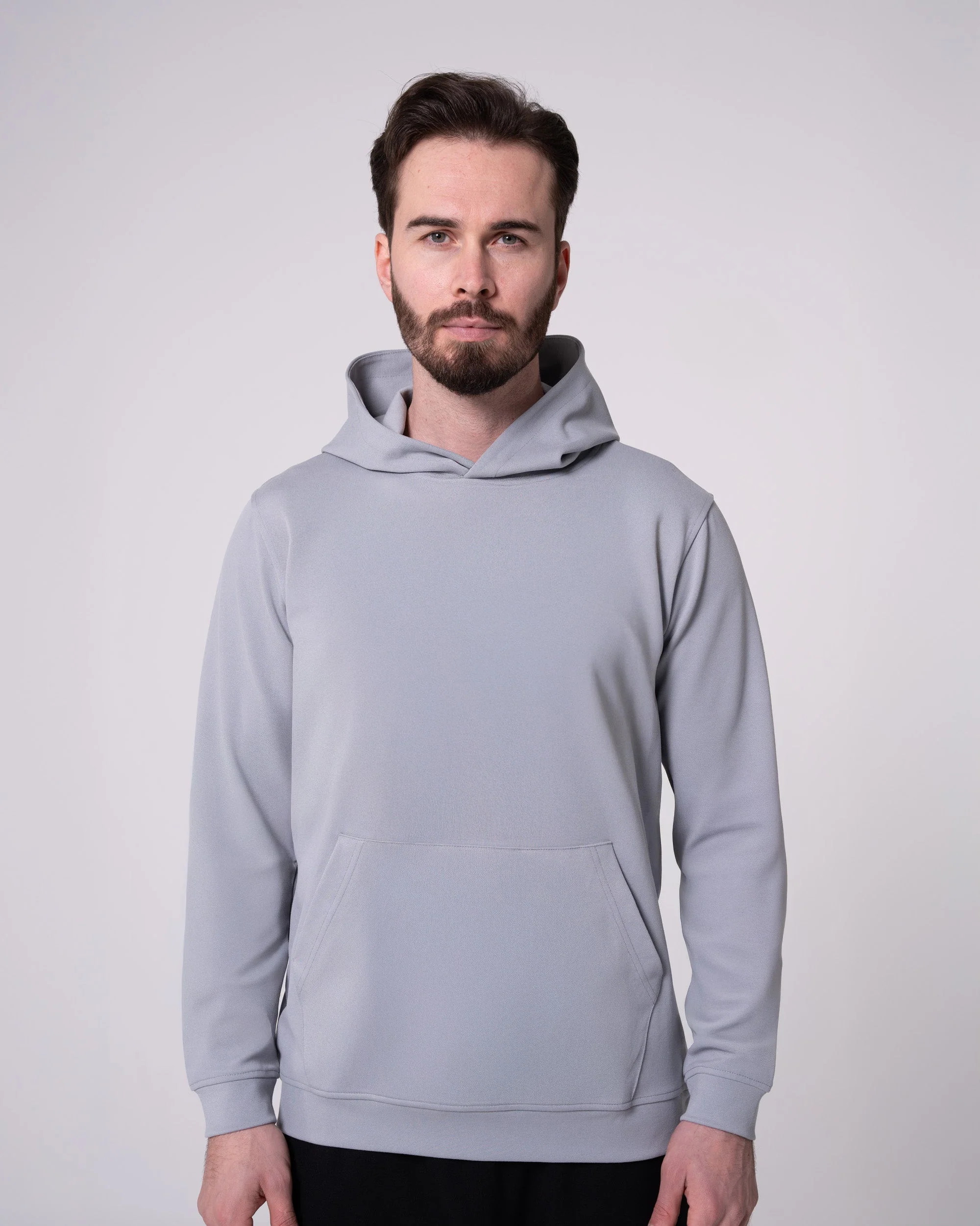 Gri Kapüşonlu Sweatshirt - Image 5