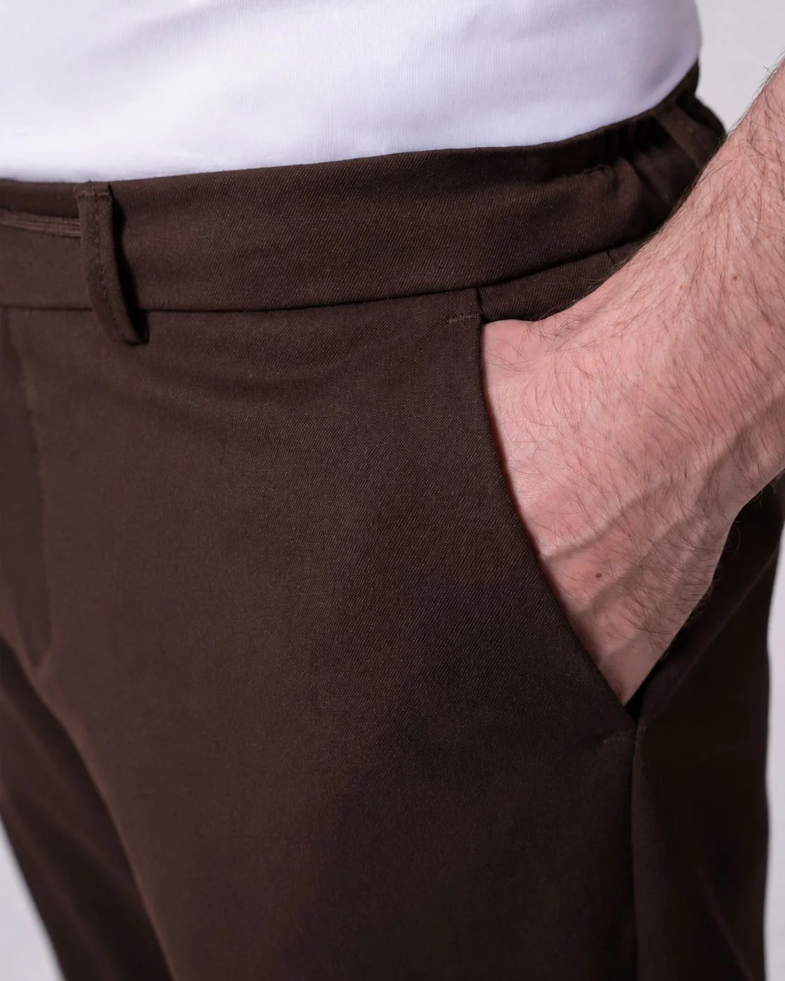 Kahverengi Jogger Pantolon - Image 5