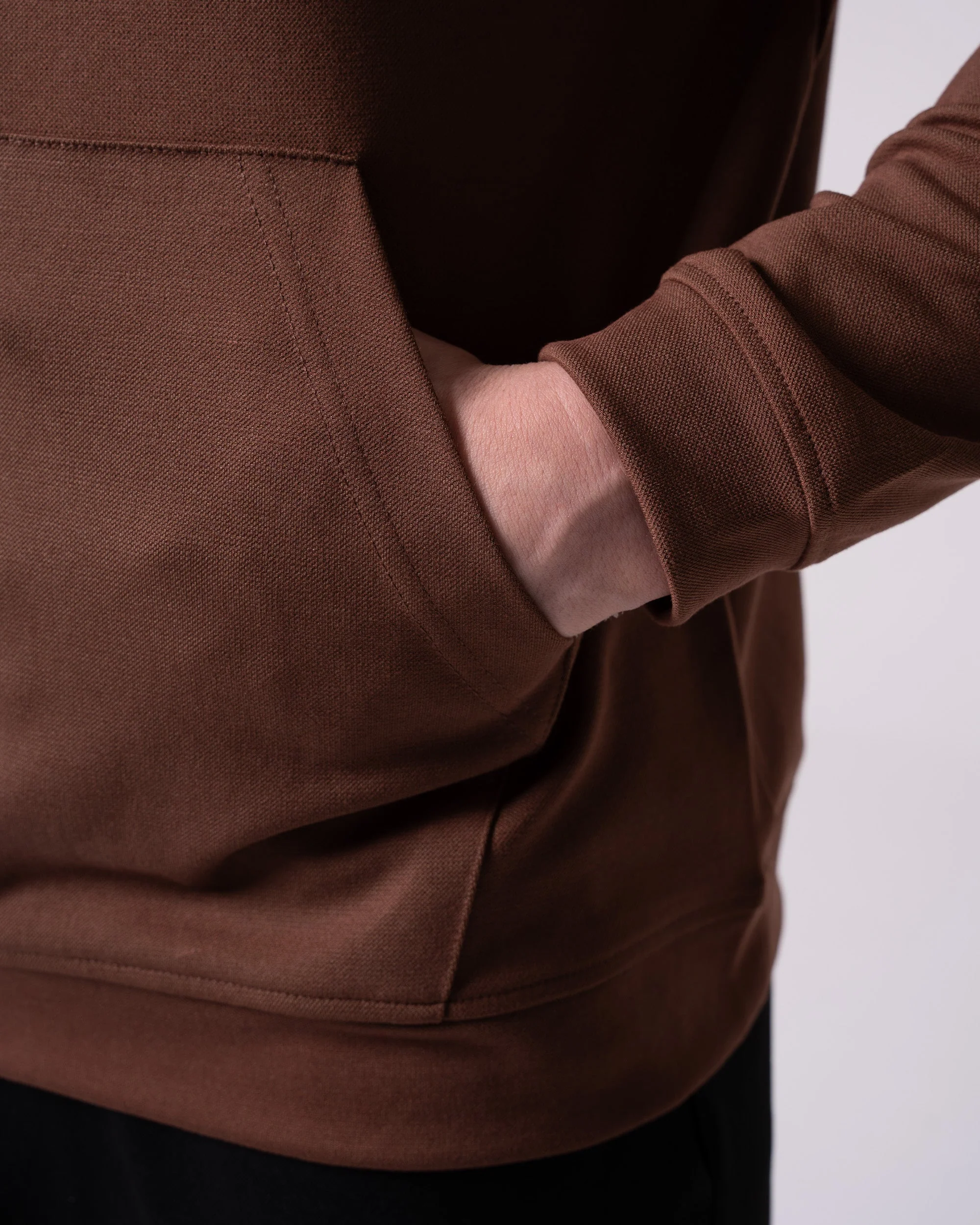 Kahverengi Kapüşonlu Sweatshirt - Image 10