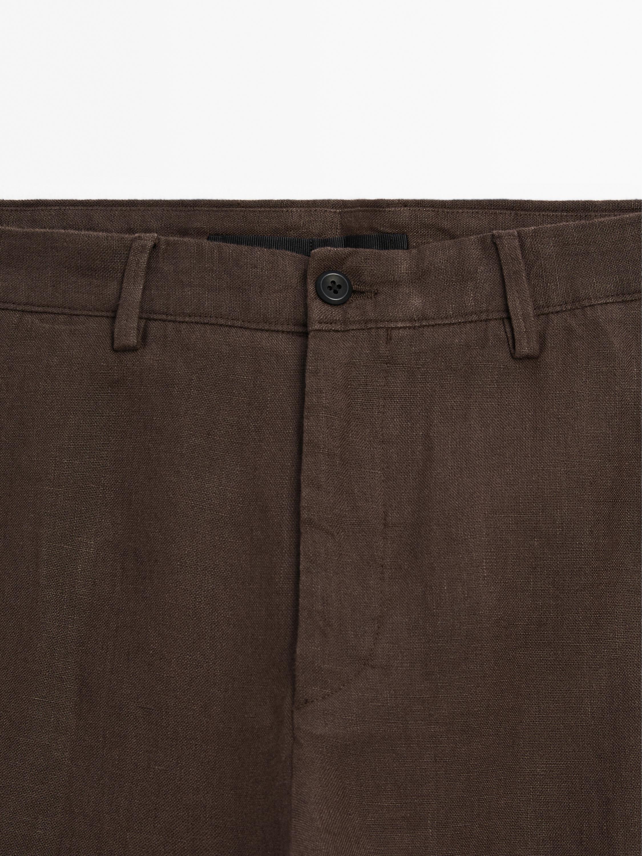 Kahverengi Keten Pantolon (Sınırlı Sayıda) - Image 5