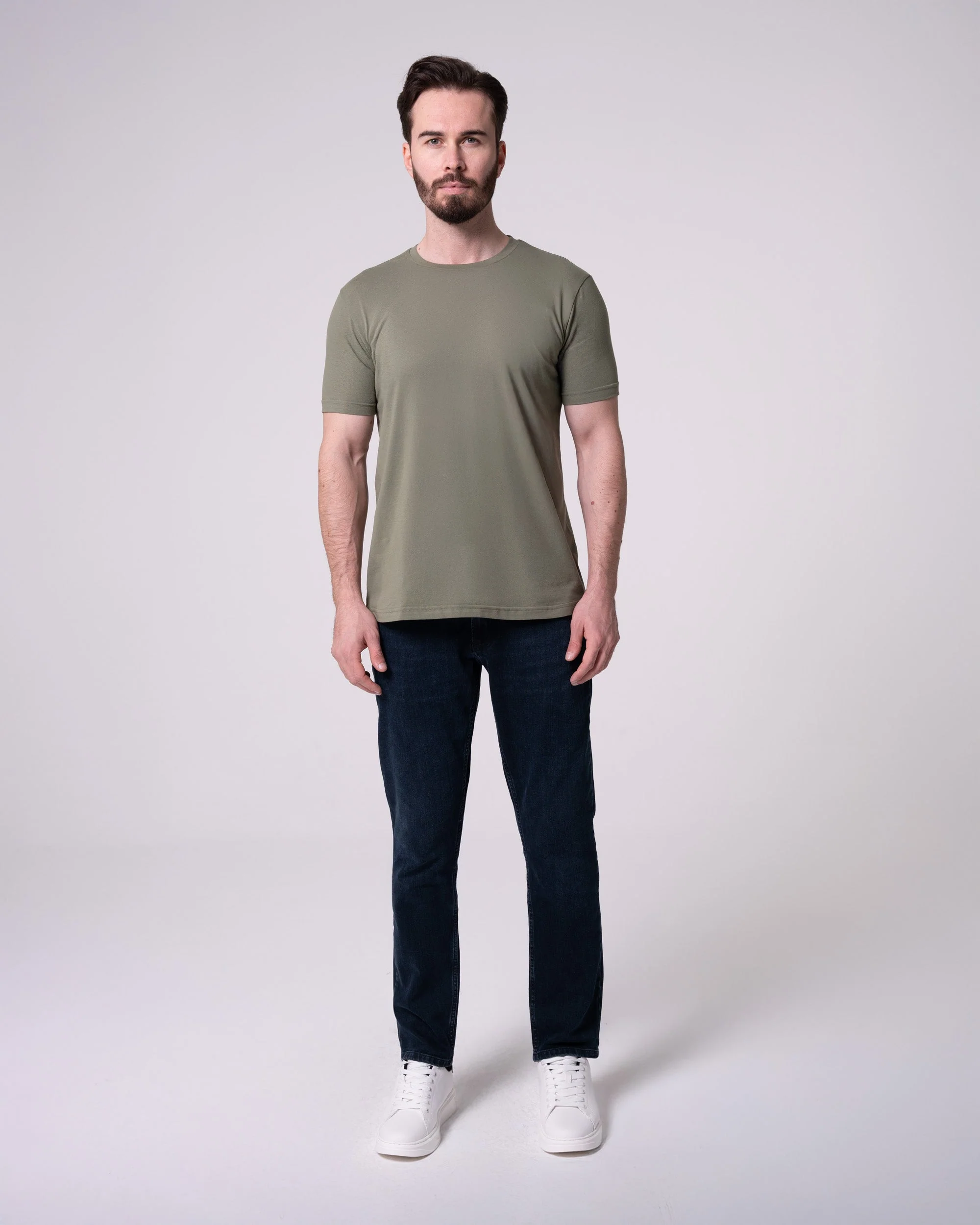Koyu Lacivert Comfort Fit Kot Pantolon - Image 5
