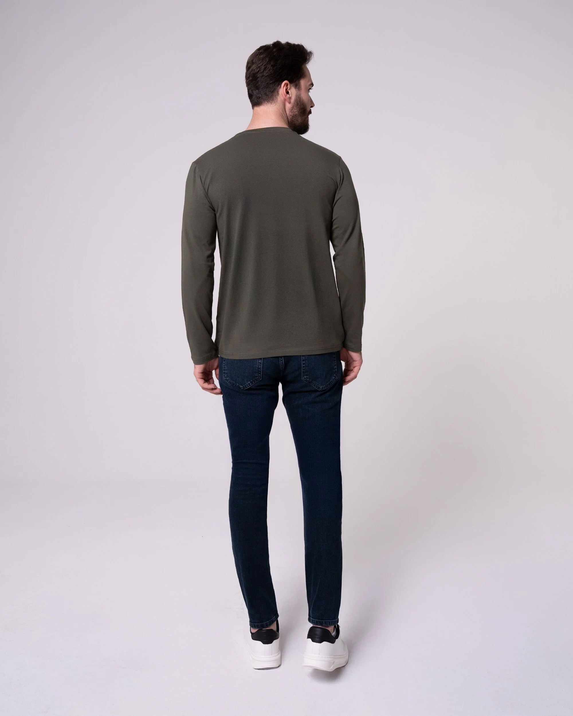 Koyu - Lacivert Slim Fit Kot Pantolon - Image 6