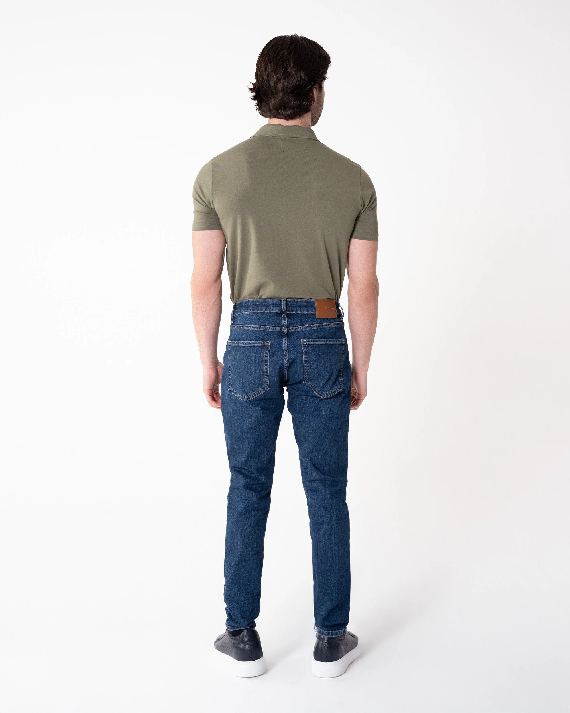 Lacivert Comfort Fit Kot Pantolon - Image 8