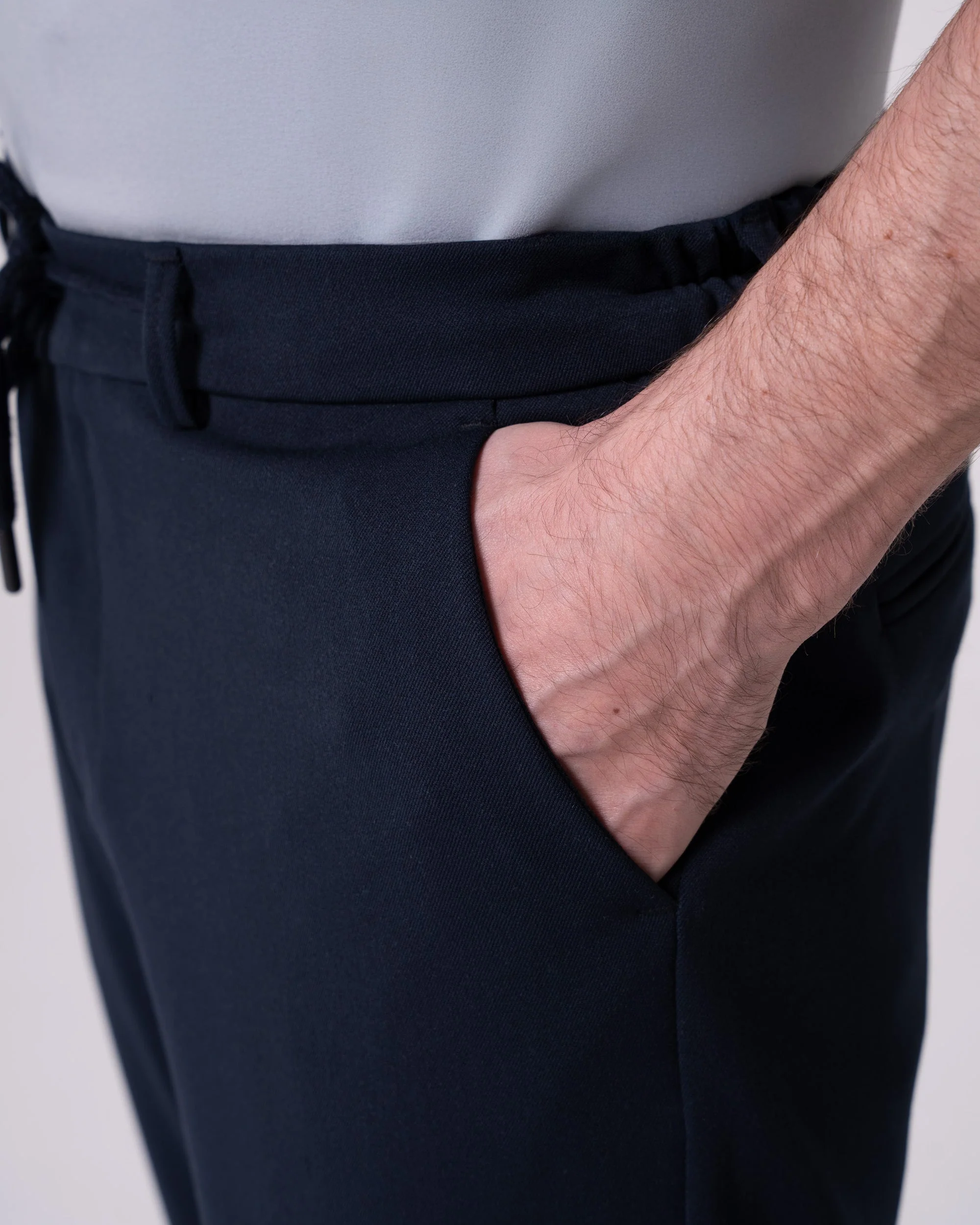 Lacivert Jogger Pantolon - Image 6