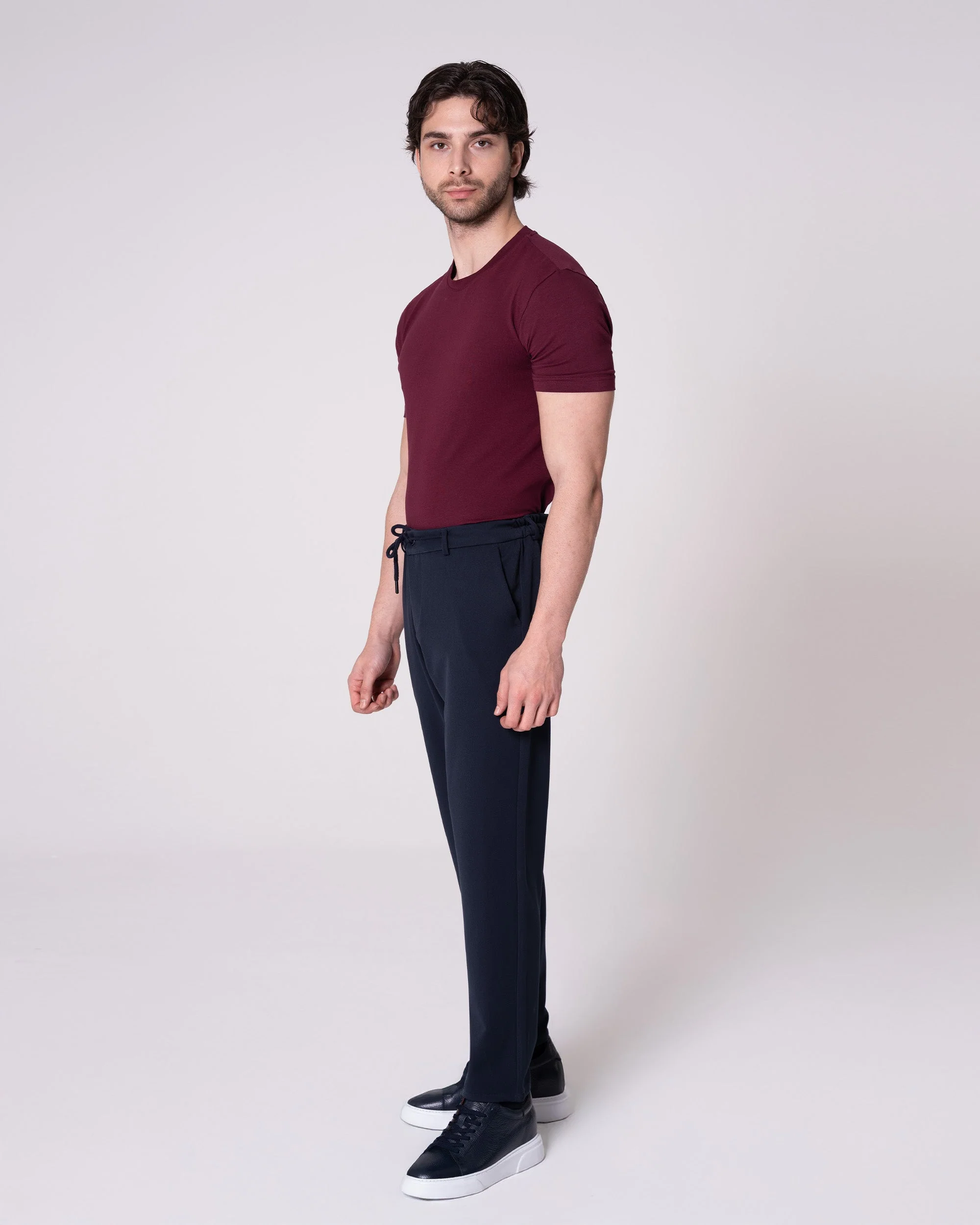 Lacivert Jogger Pantolon - Image 7