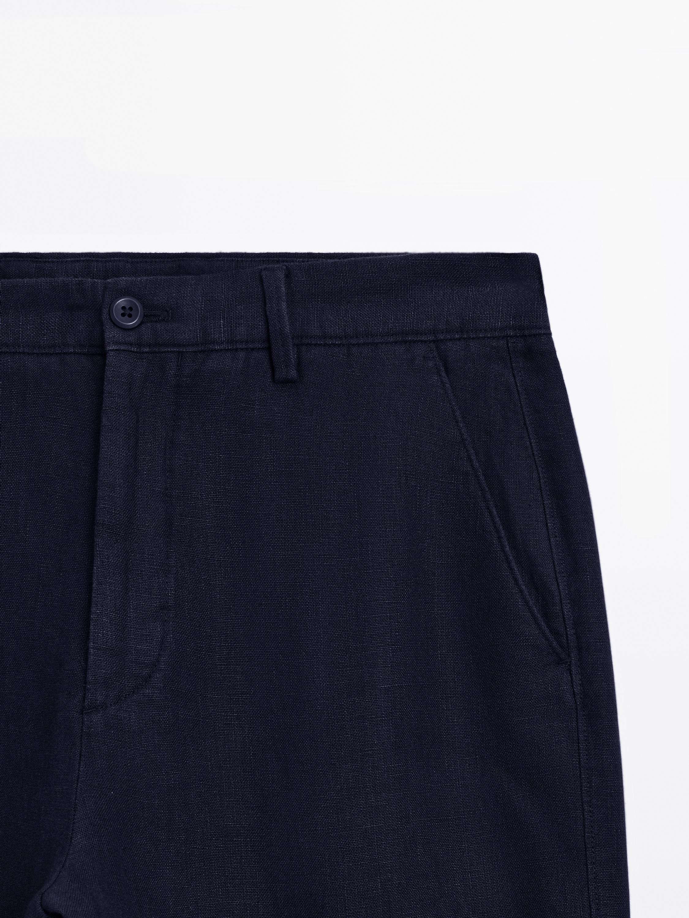 Lacivert Keten Pantolon (Sınırlı Sayıda) - Image 4