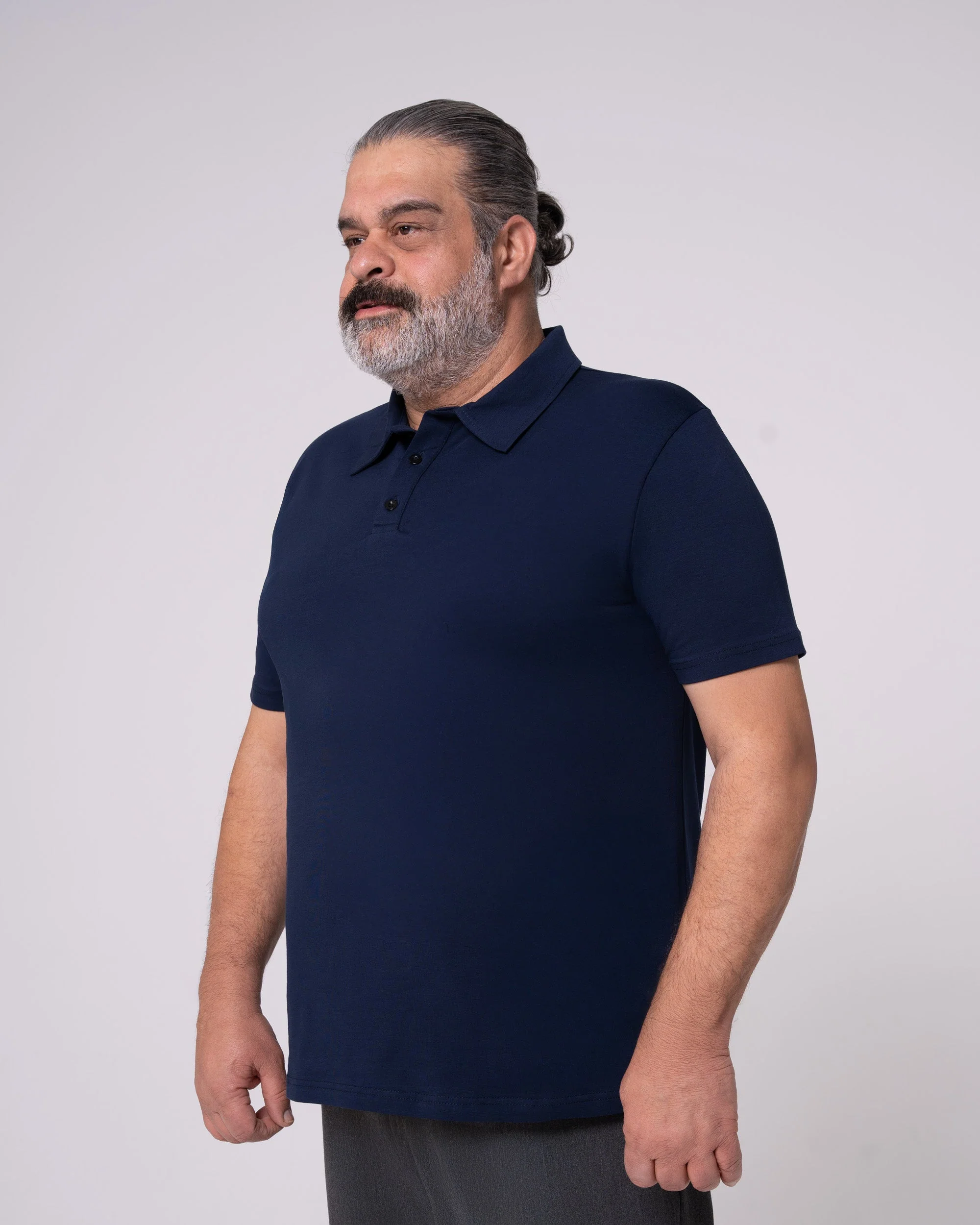 Lacivert Polo Yaka Tişört - Image 9