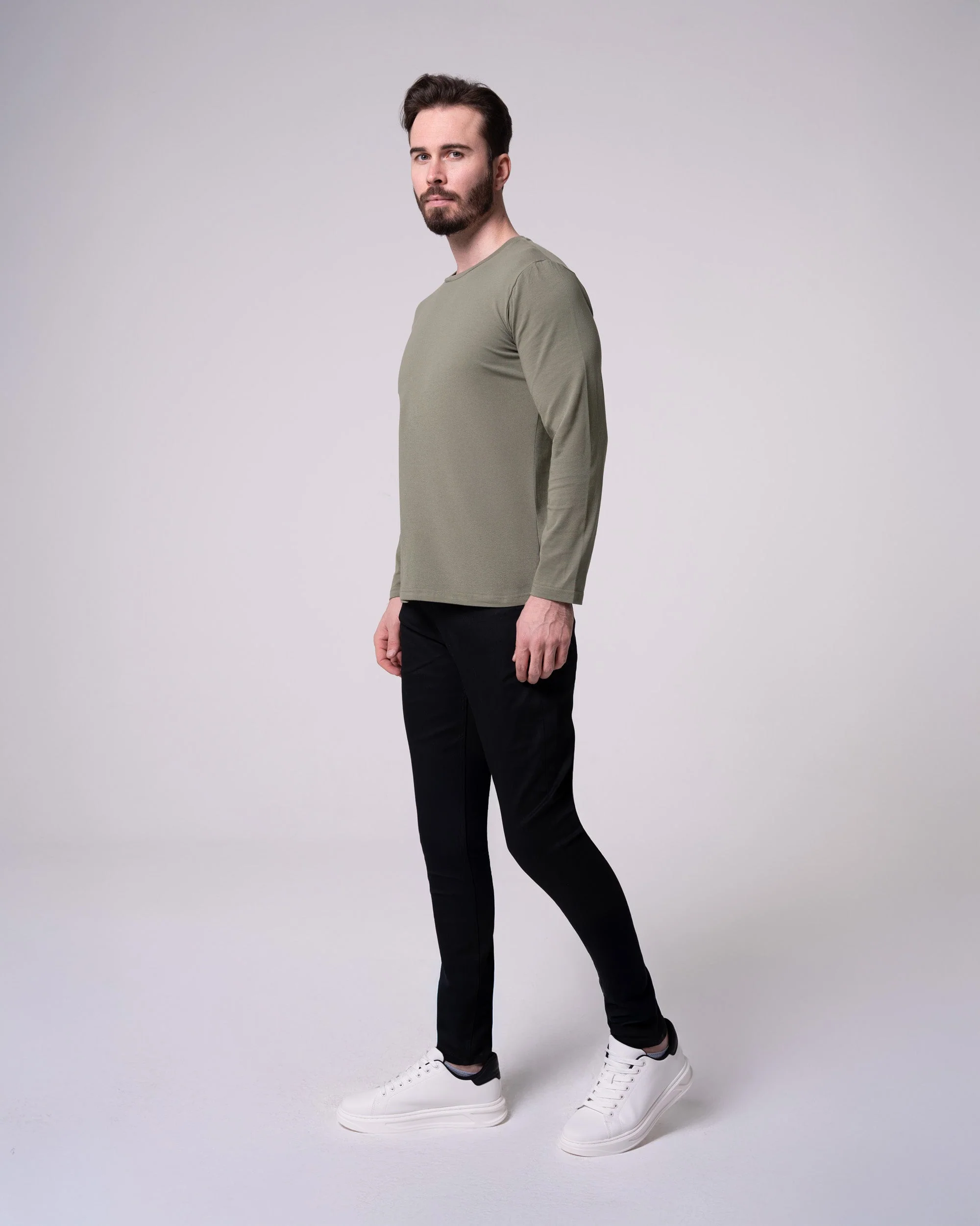 Siyah Slim Fit Kot Pantolon - Image 5